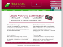 Raynette Création de boutique en ligne