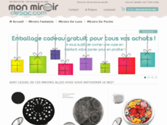 Miroir de poche pour le maquillage