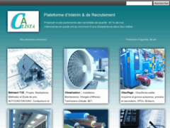 Plate-forme d'intérim et de recrutement