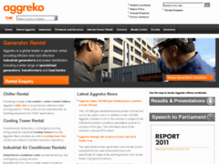 Aggreko Location groupe électrogène