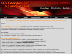 CCS Energies 67, chauffage et climatisation en Alsace