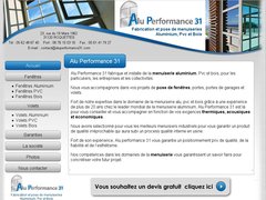 Fabrication et pose de fenêtres et volets alu
